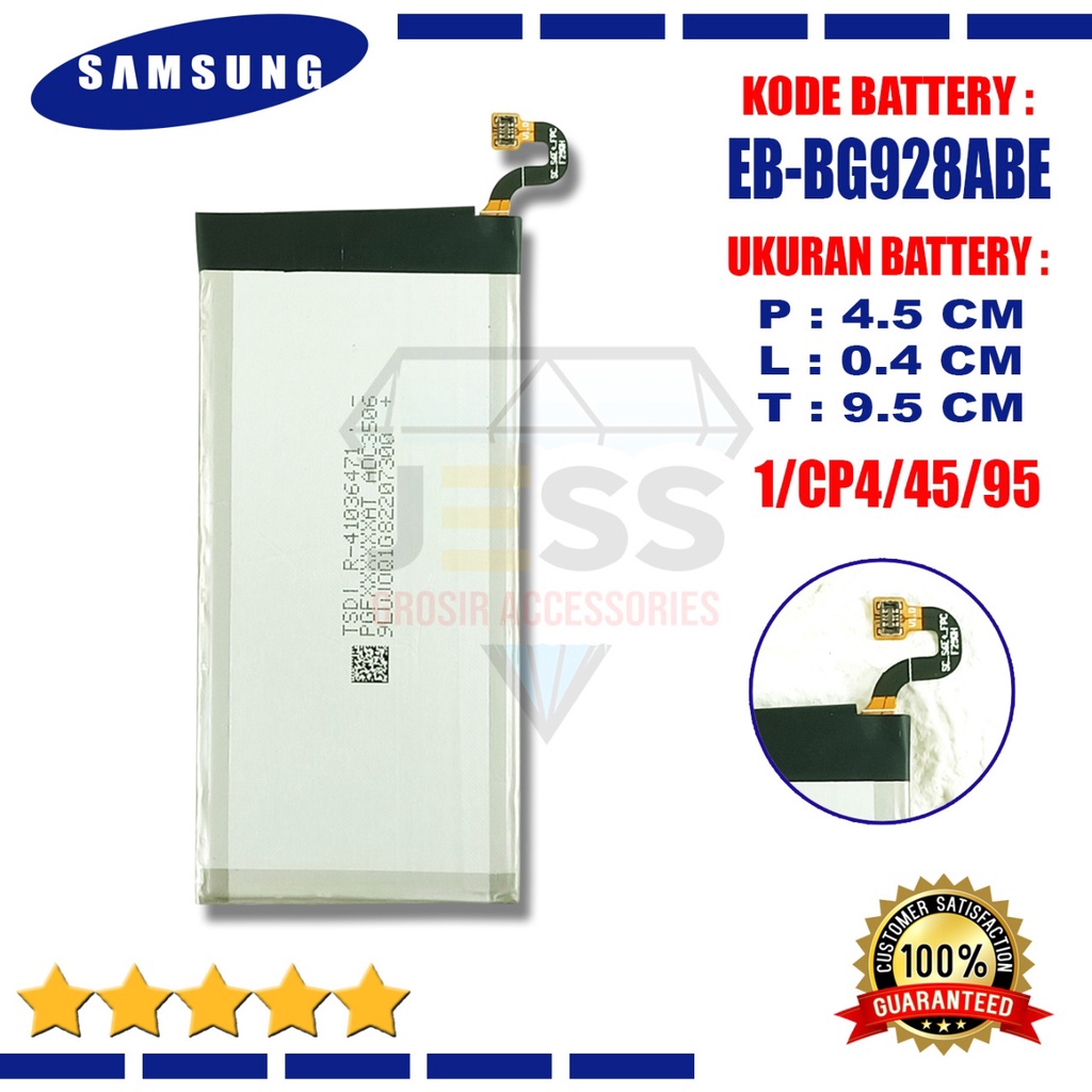 Baterai Battery Original SAMSUNG EB-BG928ABA &amp; EB-BG928ABE For Tipe GALAXY GALAXY S6 EDGE Plus / G928 / G928F / G928P / G928i / G925V / G9280 / G9287 / SM-G928F