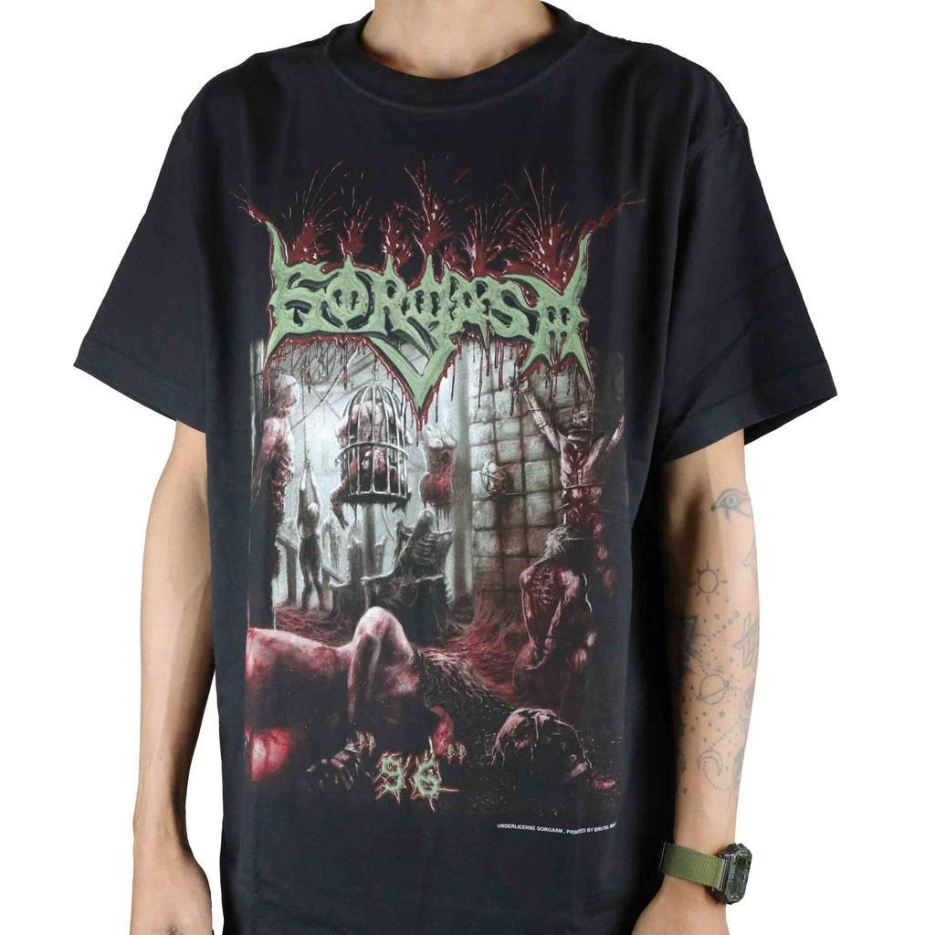 Metalgear Music Katun Print Basic Original Gorgasm - 96 Tshirt Baju Kaos