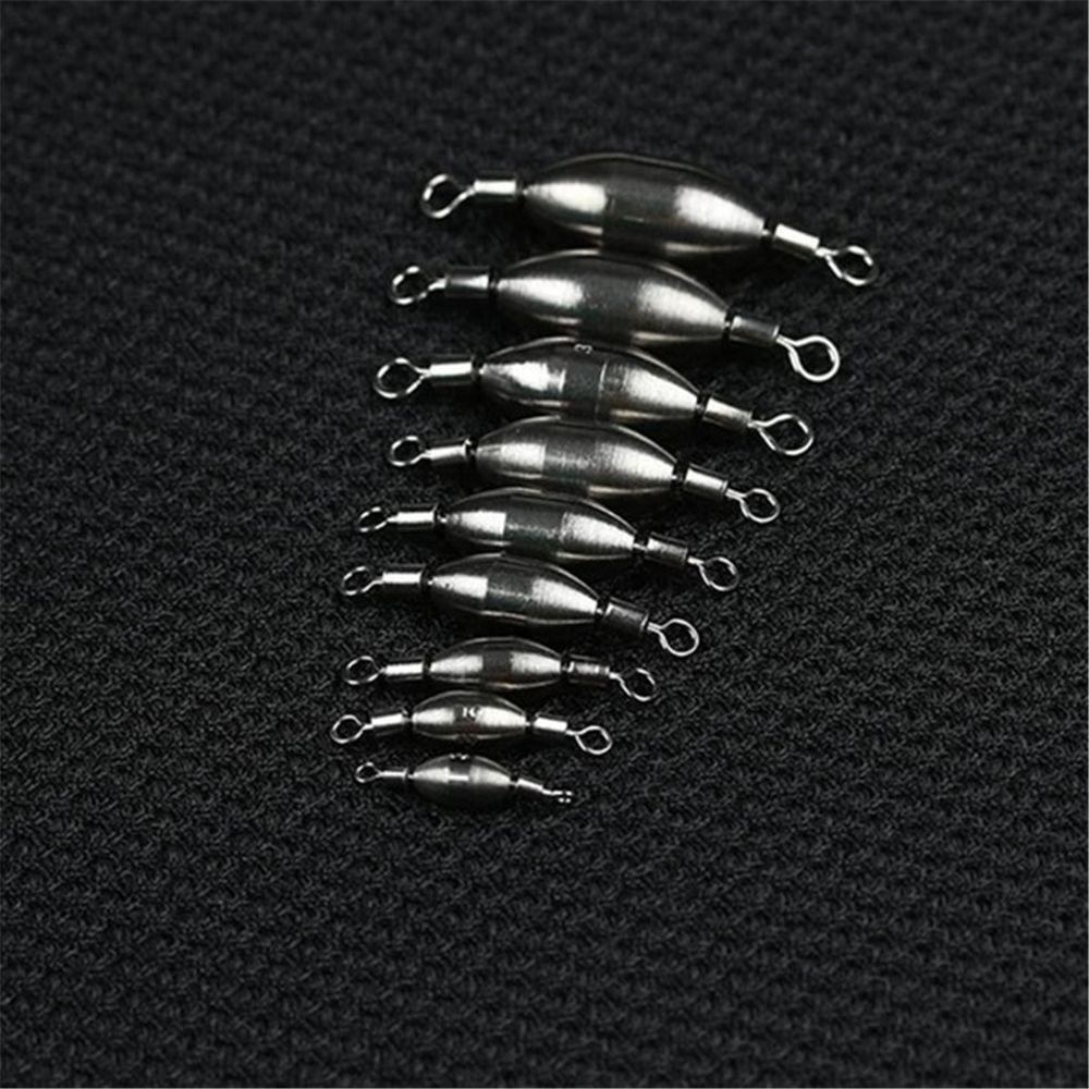 QUINTON Alat Pancing 5Pcs Lead Sinker Counterweight Putar Rolling Memancing Putar Sambung