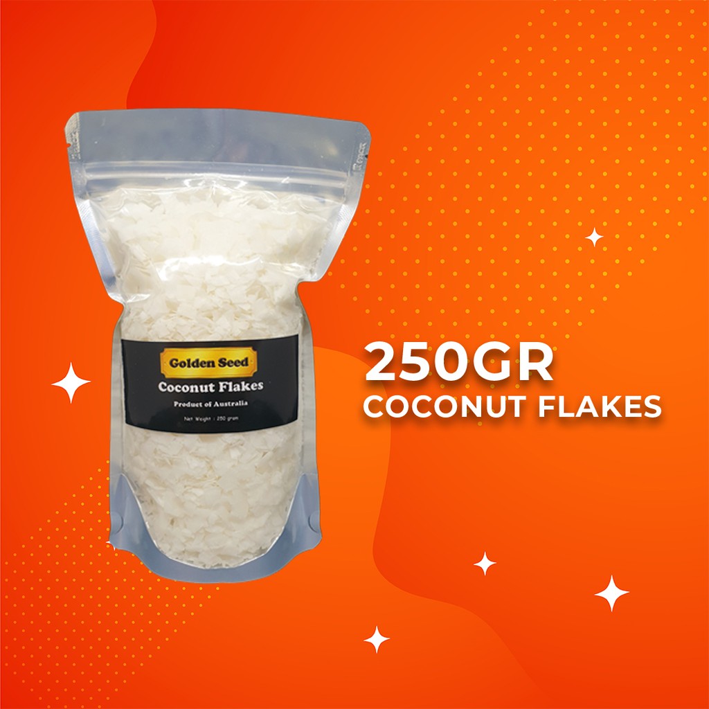 Jual COCONUT FLAKES 250 GRAM KELAPA SERUT KERING 250 GR COCONUT