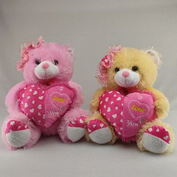 Boneka Teddy bear cantik i love you