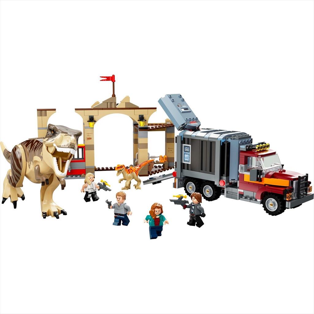 LEGO Jurassic World 76948 T. Rex and Atrociraptor Dinosaur Breakout