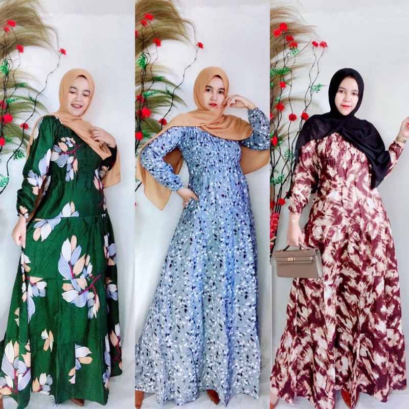 Dress Gamis Kerut Bali