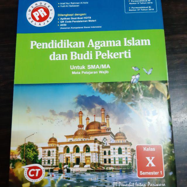 Buku PR kelas 10/ X /SMA/MA semester 1 K13-PAI