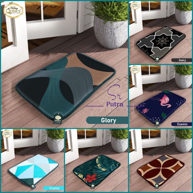 KESET ANTI SLIP RUMAH / RUANGAN MOTIF MODERN SIMPEL KEKINIAN (READY / COD)