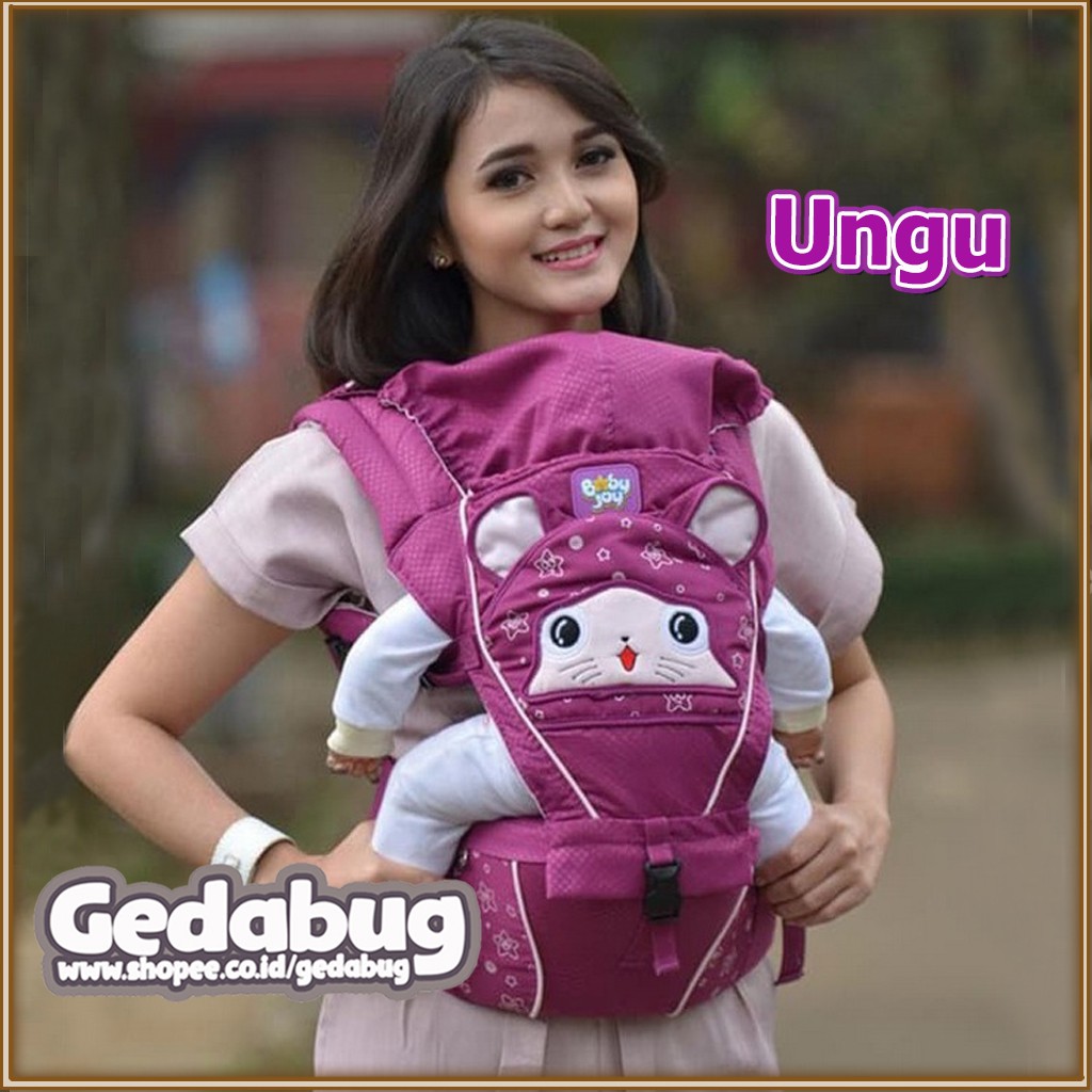 GENDONGAN HIPSEAT BABY JOY | Gendongan bayi depan + Duduk bayi / BJG 3019 - Gedabug