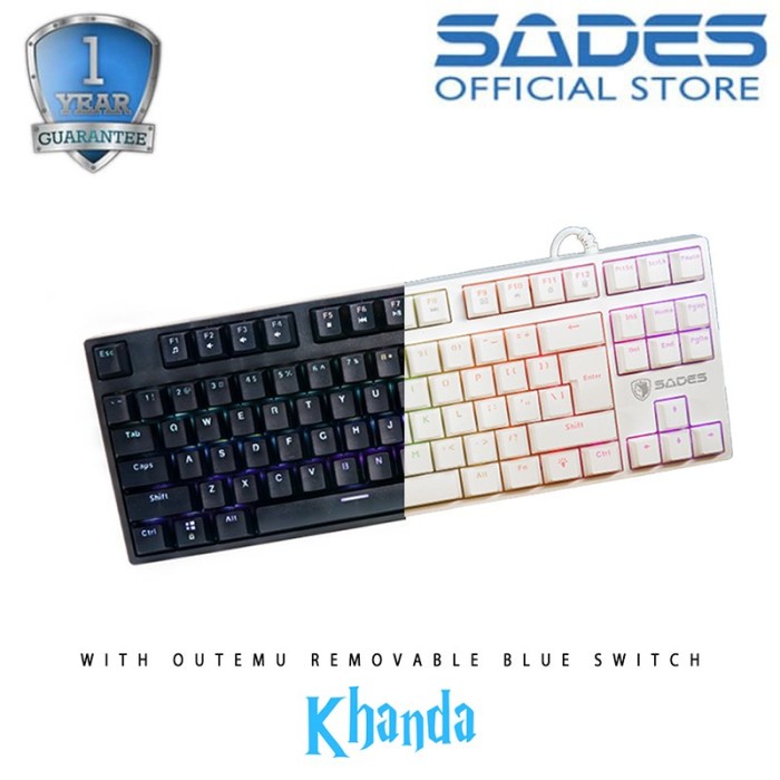 Keyboard Gaming Mechanical TKL Sades Khanda / Sades Khanda