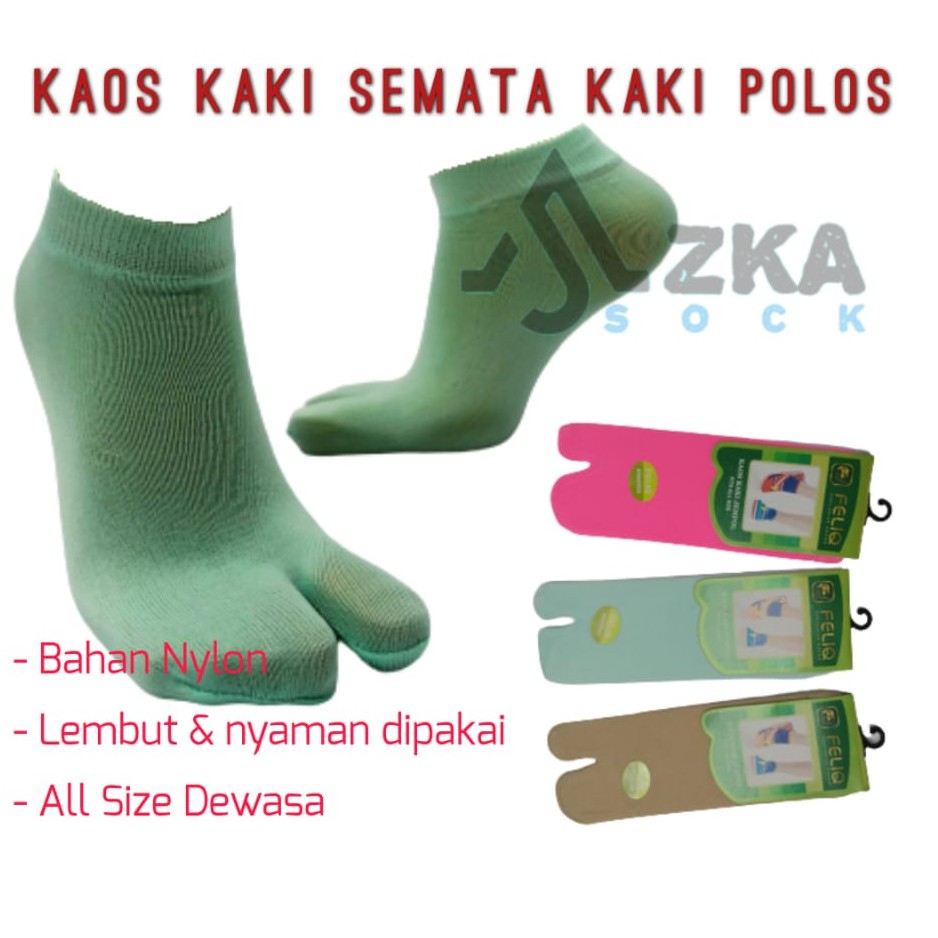 Kaos Kaki Pendek Jempol/Kaos Kaki Mata Kaki Jempol Polos