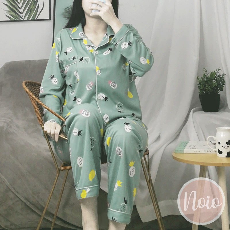 BAJU TIDUR WANITA BUAH KOREA NEW FRUIT FRESH PIYAMA WANITA DEWASA IMPORT ONE SET - LLP FRUT2-2