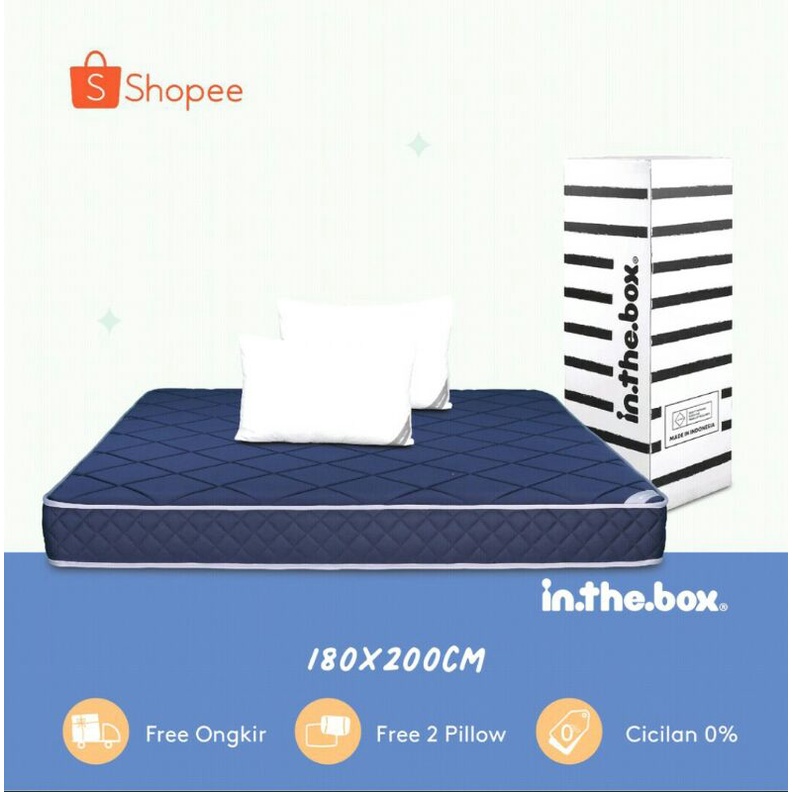 Kasur Full Busa In The Box Hybrid Ukuran 180 x 200 cm (King)
