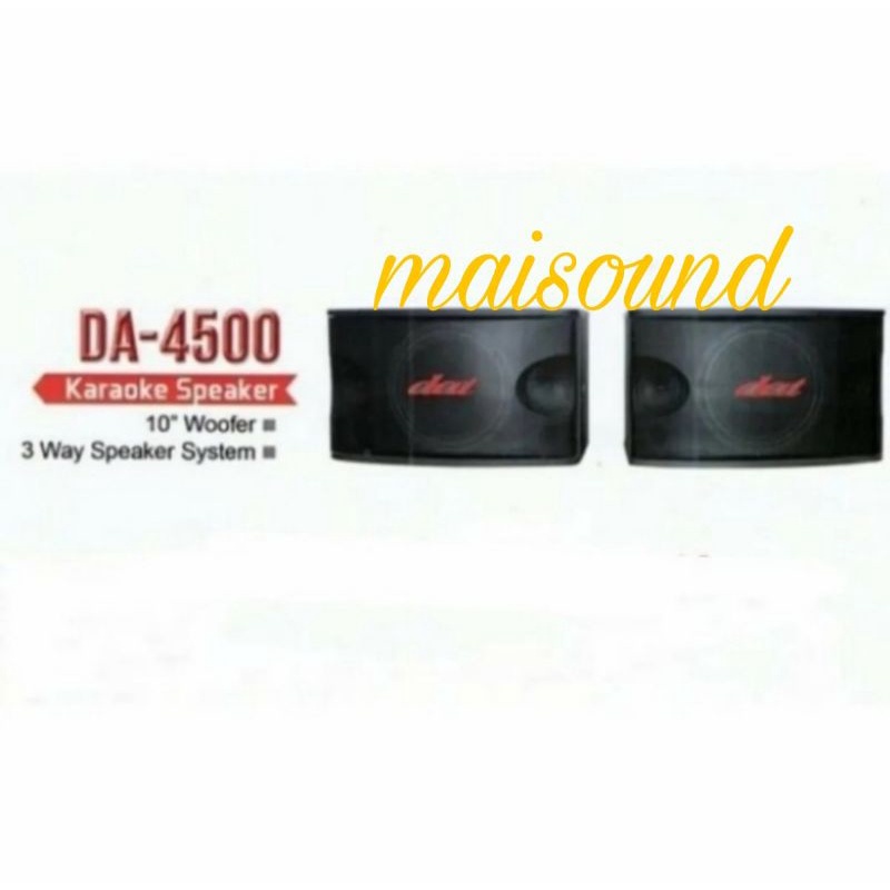 SPEAKER PASIF DAT DA 4500 SEPASANG ORIGINAL DAT DA4500 10 INCH
