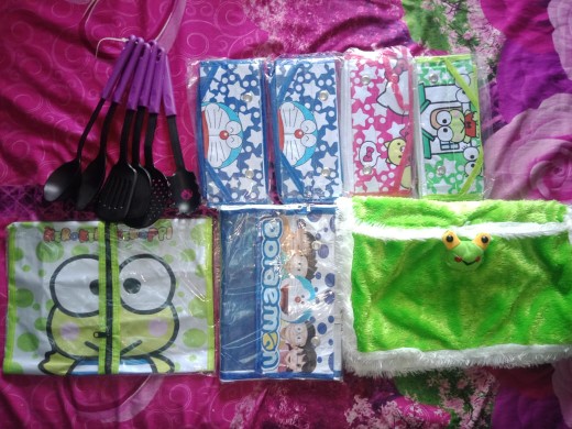 [free Buble] Set Spatula Warna Isi  6 Pcs / Set Bahan Nilon (1 Kg Muat 6 Set )