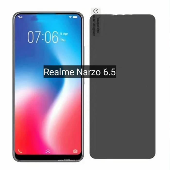 TEMPERED GLASS ANTI SPY REALME NARZO 50A - 50I  PRIME - 30A - 30 PRO -20A - 20 PRO- 10A - 10- ANTI GORES KACA PRIVASI