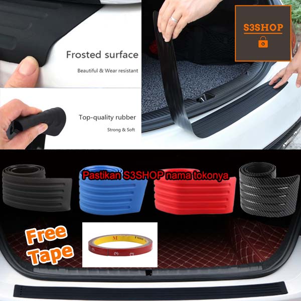 Car Rubber Step PROTECTOR - Karet Pelindung Bagasi Mobil UNIVERSAL