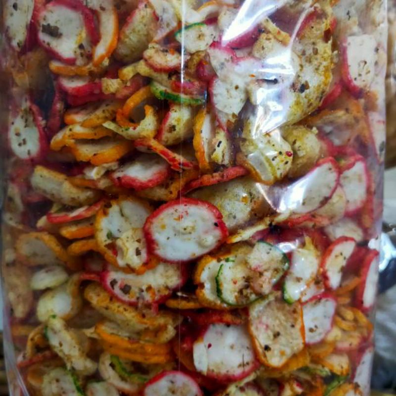 

Kerupuk Seblak Pedas / Kerupuk Seblak Kering / Jajanan Murah / Snack Kiloan