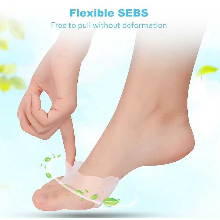 Best Seller ! Soumit Alas Kaki Sepatu Shock Absorb Silicone Gel Anti Slip 2PCS MJ003