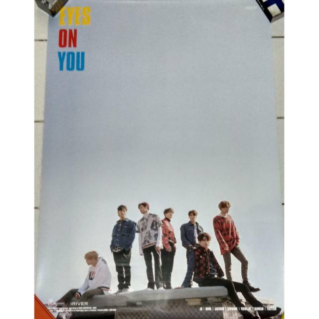 POSTER GOT7 EYES ON YOU / GOT7 POSTER EYES ON YOU / POSTER EYES ON YOU GOT7 JYP