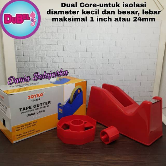 

Pemotong Selotip / Lakban / Tape Dispenser / Tape Cutter TD-103 Joyko