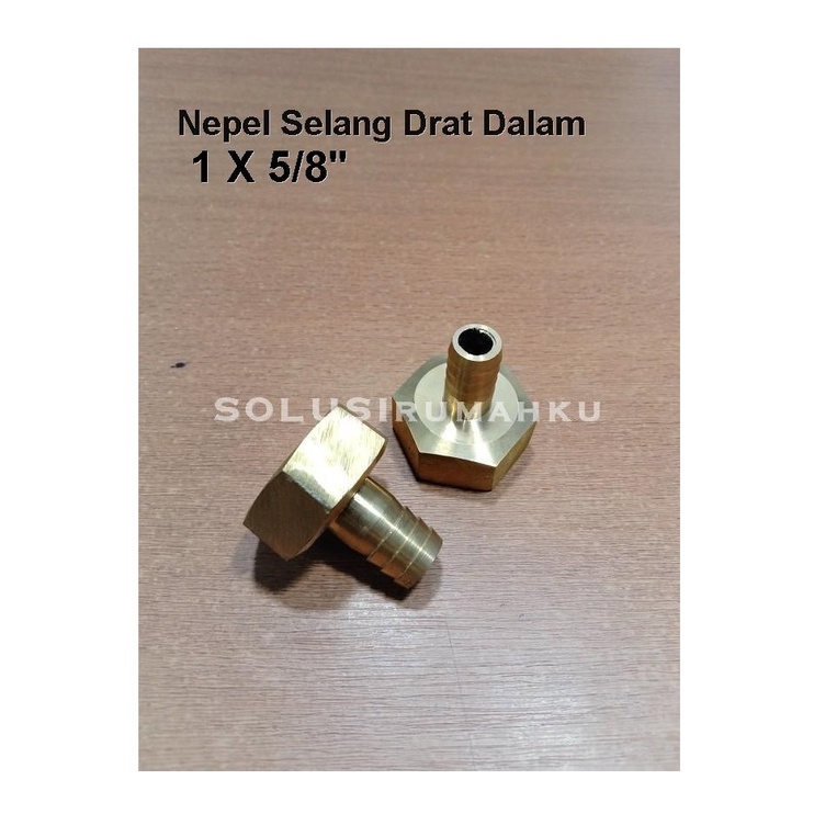 Nepel Drat Dalam Drat 1" untuk Selang 5/8" Nepple Nipel Selang Air