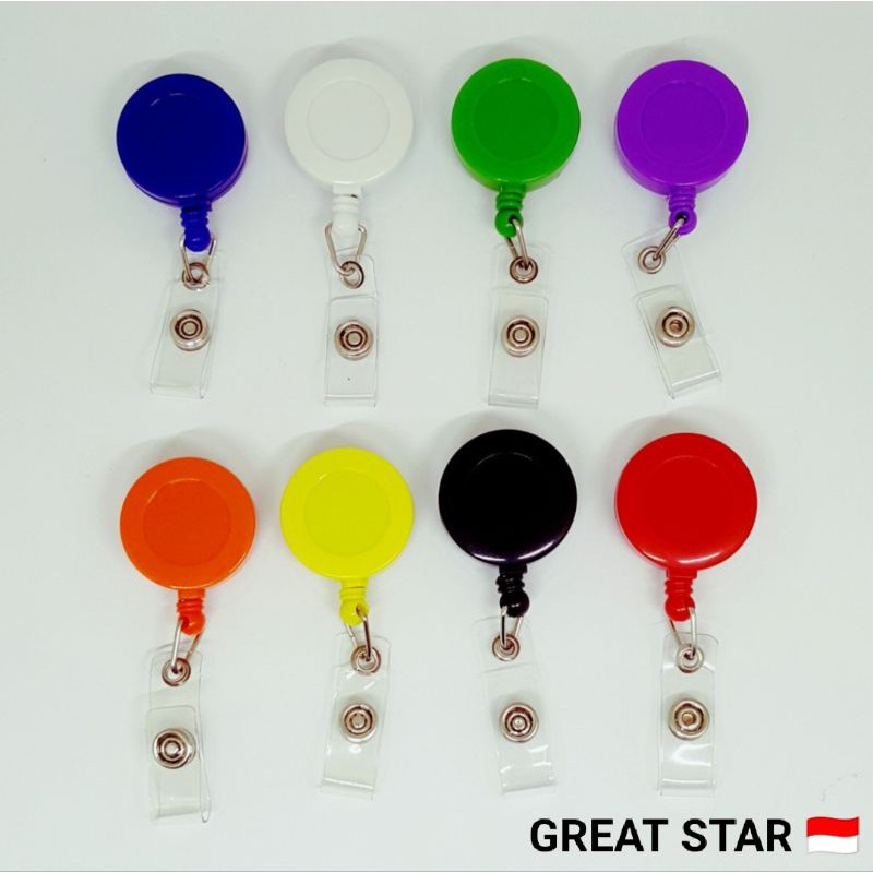 YOYO ID CARD HOLDER ID CARD GANTUNGAN ID CARD SOLID Shopee Indonesia