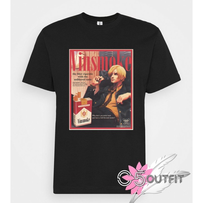 KAOS ONE PIECE SANJI VINSMOKE - baju one piece - kaos one piece