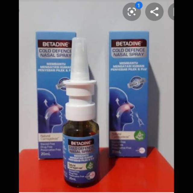betadine Cold Defence Nasal Spray 20 mL dewasa
