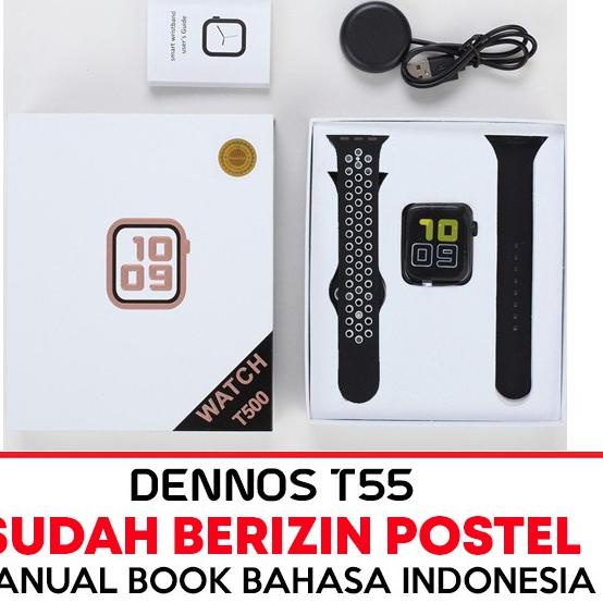 メ Dennos T500 Plus SmartWatch Y68 116 PLUS X7 T55 W27 Jam Tangan PIntar Bluetooth Heart Rate ョ