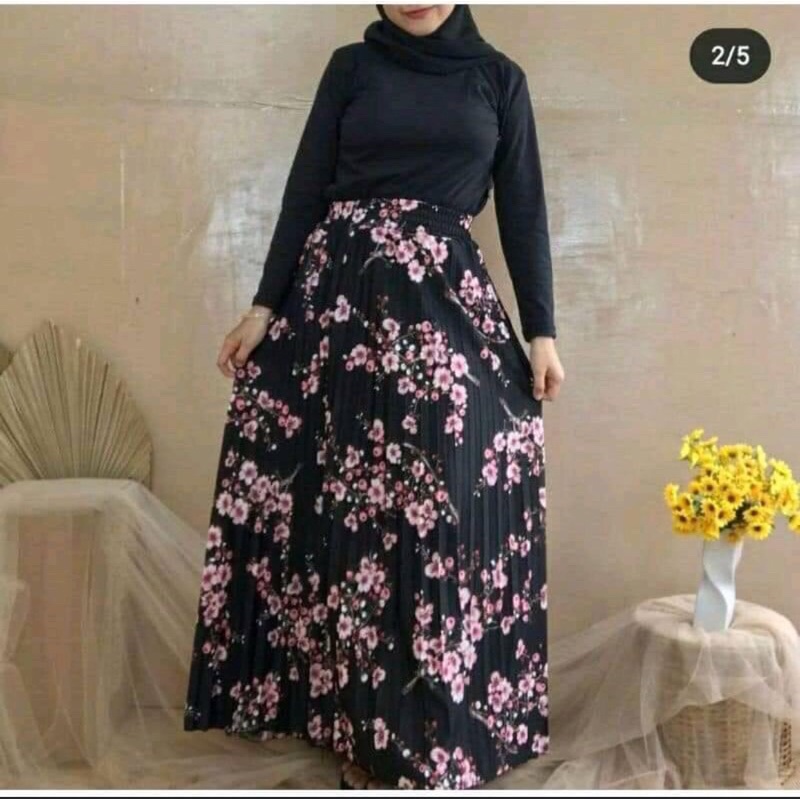 Promo Termurah!!! rok plisket motif dewasa/rok plisket motif dewasa premium/rok motif plisket premium/rok plisket dewasa motif/rok plisket premium