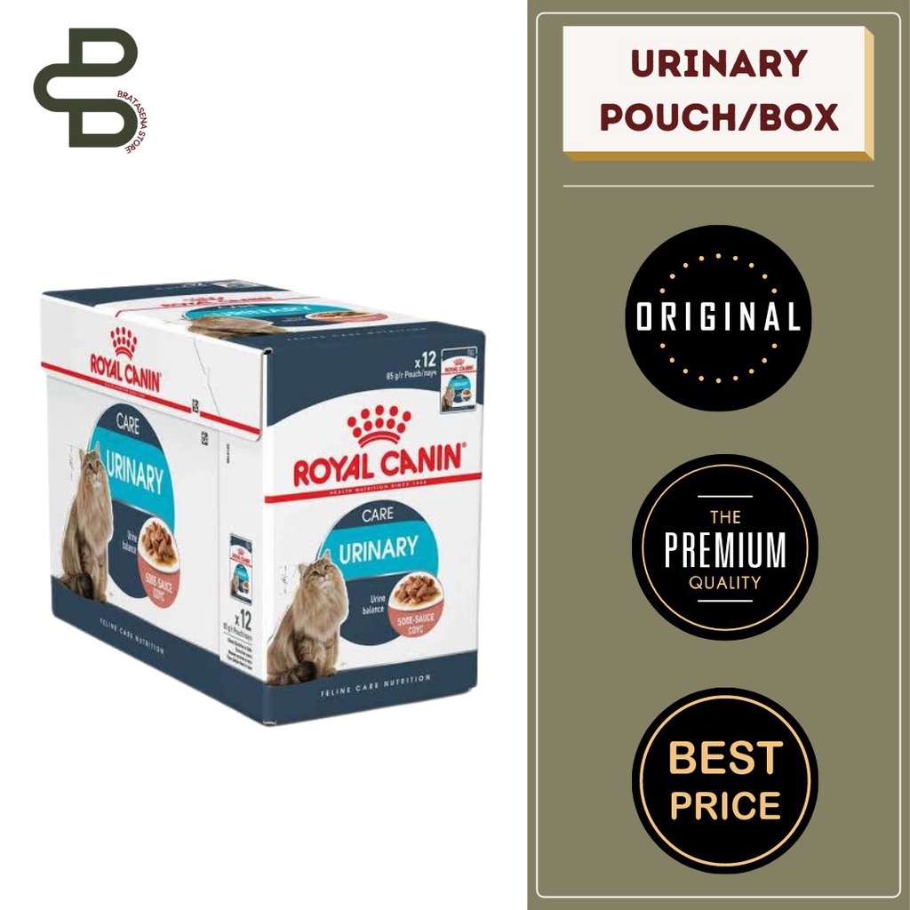 ROYAL CANIN URINARY CARE WET POUCH PER BOX ISI 12 PCS (GRAVY)