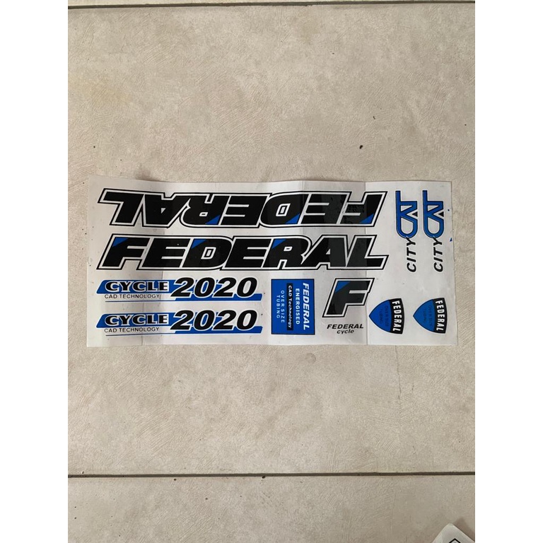 TERMURAH!!! STICKER Sepeda Federal Jadul / Realpict