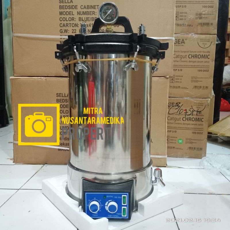 Autoclave Gea 24 Liter Dengan Timer