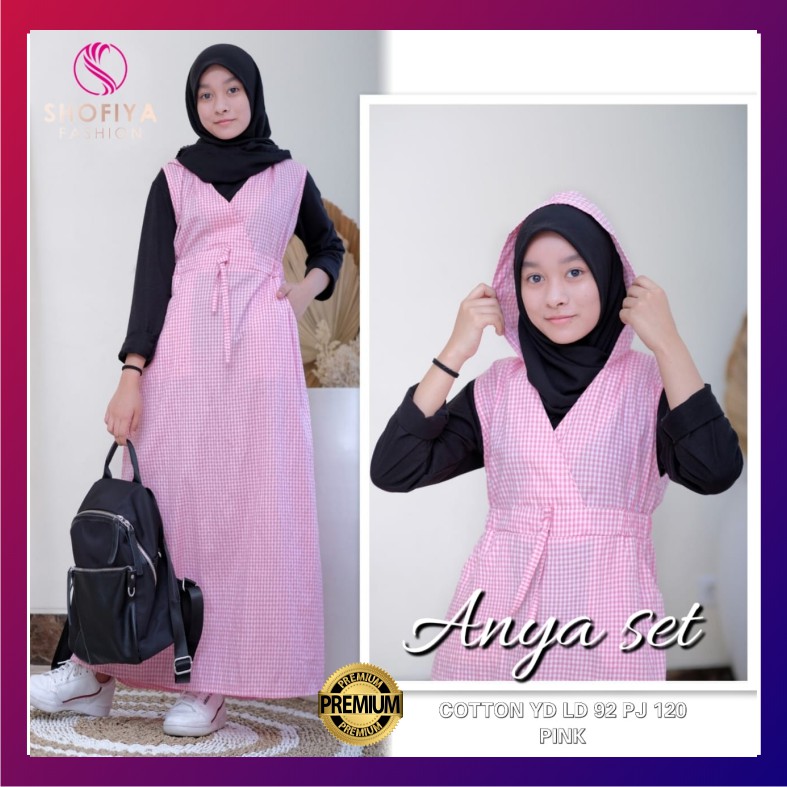 Anya Set Original by Shofiya - Baju Overall Wanita
