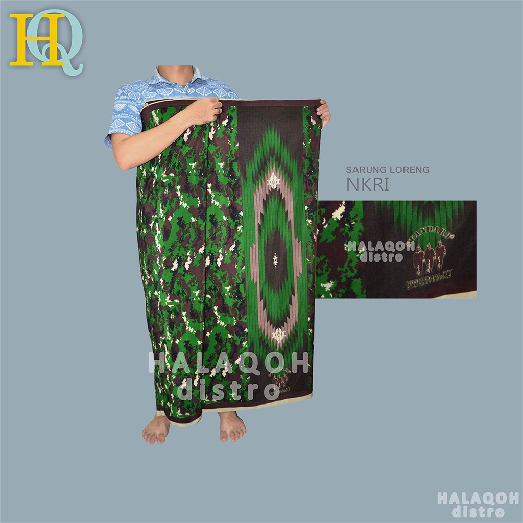 SARUNG LORENG MOTIF NKRI TNI AD ORIGINAL AMMO STANDART | SARUNG PRIA DEWASA