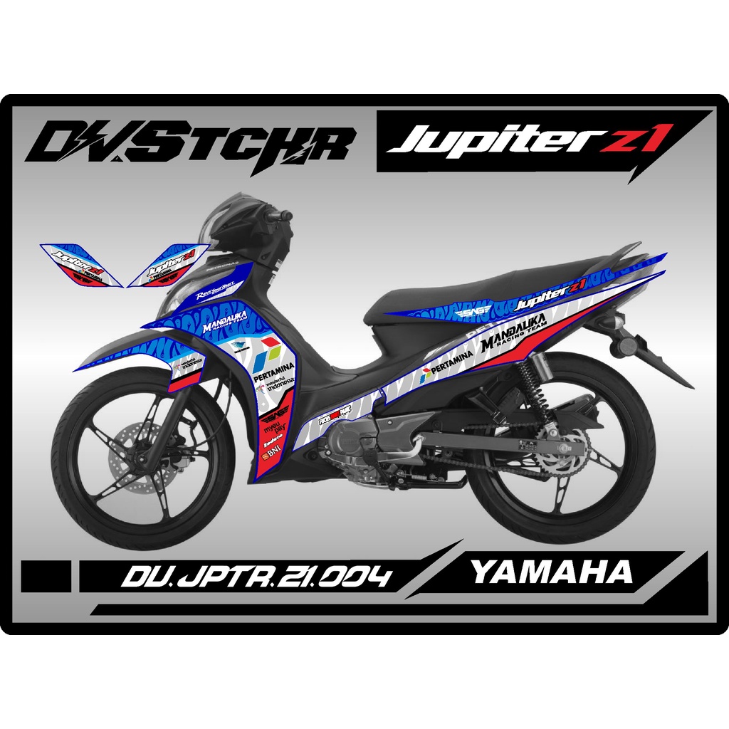 Sticker Striping Semifull Yamaha Jupiter Z1 MANDALIKA-Stiker Motor MANDALIKA Jupiter Z1 DV-04
