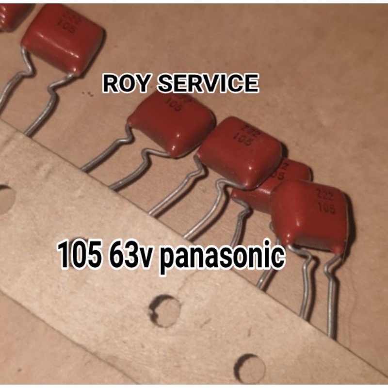 kapasitor 105 63V Original Panasonic