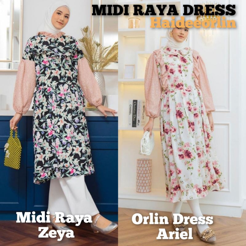 MIDI RAYA ORLIN DRESS HAIDEEORLIN