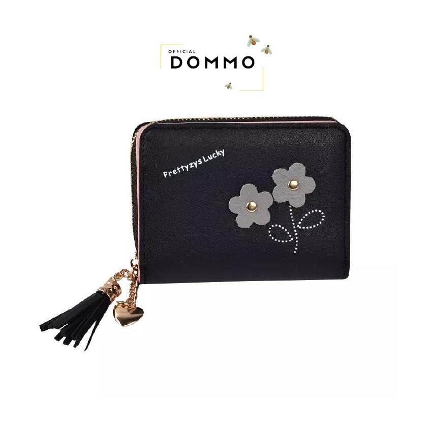 [LOKAL] DOMMO - D1354 APRIL - Dompet Lipat Wanita MORYMONY