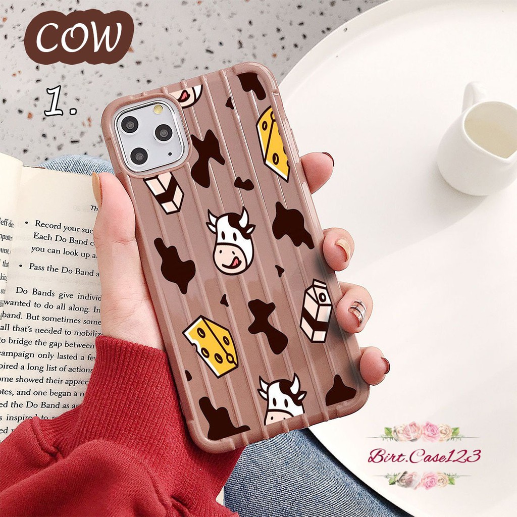 Softcase COW Iphone 5 6 6g 6g+ 7 7g 7g+ 8 8+ Xr X Xs Xs Max Se 2020 11 Pro Pro Max 5.8 6.1 BC2622