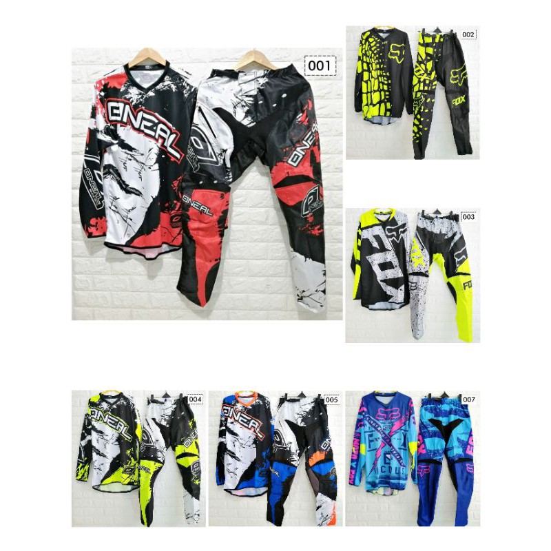 Jersy jerset cross gearset baju trail cross printing terlaris