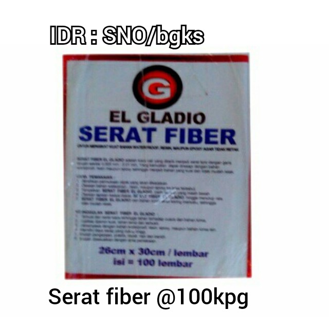 

(SNO) EL gladio Serat Fiber Jual Perkeping