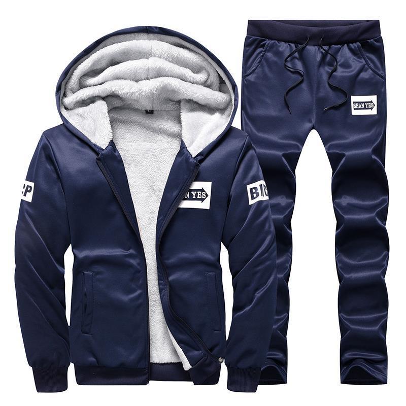 Sweater Pria  2020   Korea Tren Bulu Berlapis Penebalan Olahraga  Pria Mahasiswa Kasual Jaket Pria