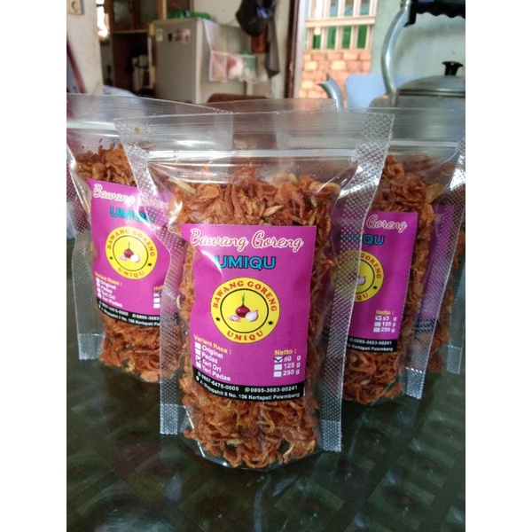 

Bawang goreng UMIQU Palembang