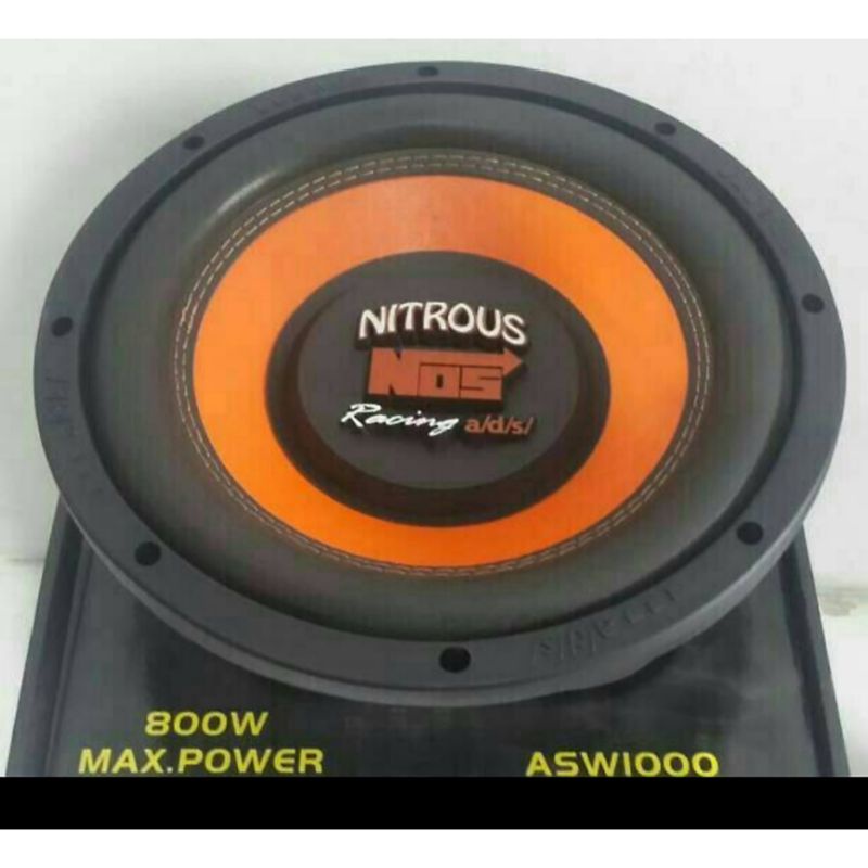 AGEN SPEAKER SUBWOOFER ADS ASW 1000 10 INCH 800 WATT