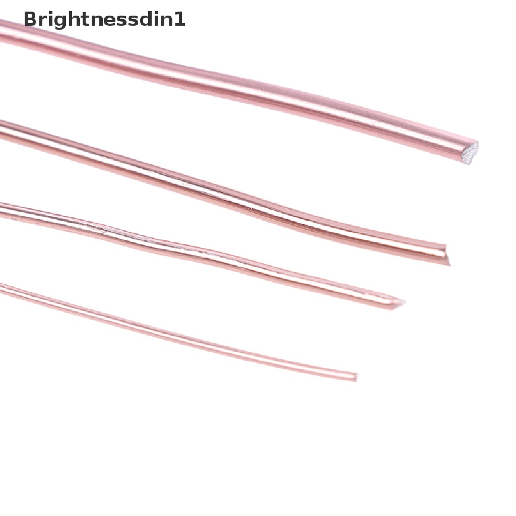 (Brightnessdin1) Kawat Bahan Aluminum Anodized Total 16.5ft Warna Coklat Untuk Latihan