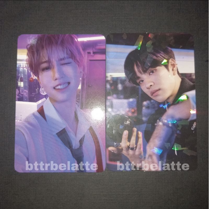 PC Photocard Han Jisung Seungmin Stray Kids Christmas EveL Evel Glitter Selca