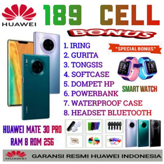 HUAWEI MATE 30 PRO RAM 8/256GB GARANSI RESMI HUAWEI INDONESIA