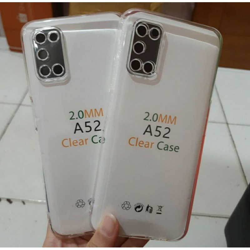 Softcase Case Bening Clear Case Sillikon Kondom Casing Transparan Pelindung HP Oppo A52 A72 A92