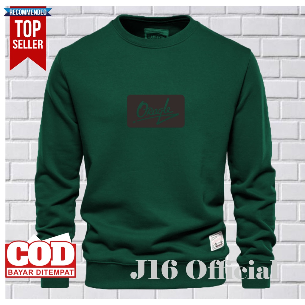 CREWNECK Distro Sweater Oblong Pria Wanita FLEECE TEBAL PREMIUM