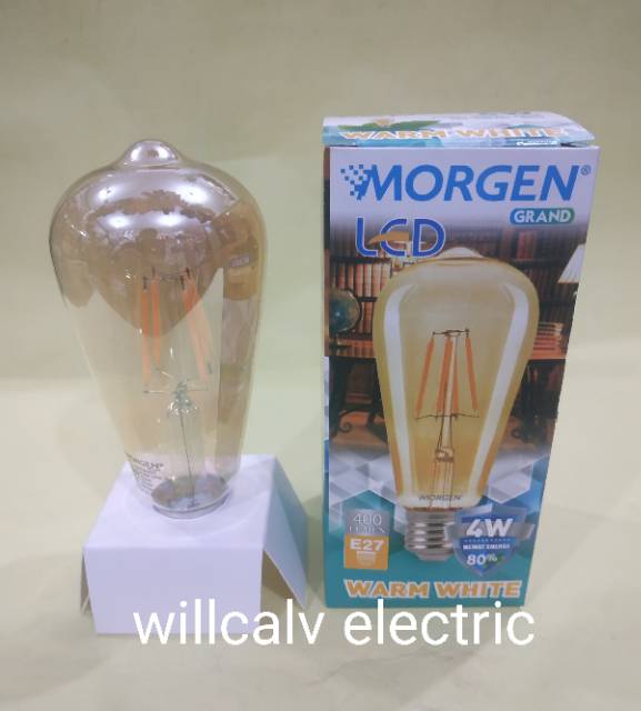 LAMPU LED CLASSIC 4W 4WATT 4 W - BHOLAM LED CLASSIC 4W 4WATT 4 W MODEL LONJONG FITING E27