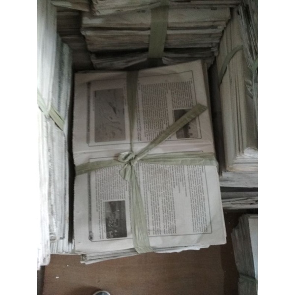 Koran Bekas Buram Atau LKS Hitam Putih Untuk Packing Dan Bungkus 1 Kg